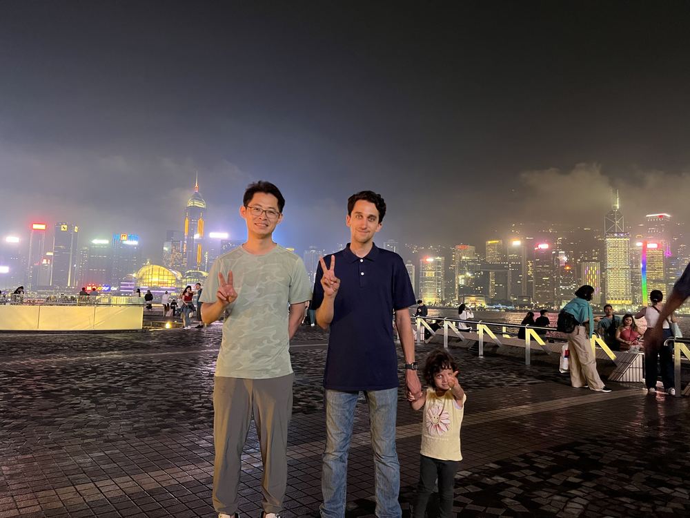 Op bezoek bij zakenpartners in Hongkong.