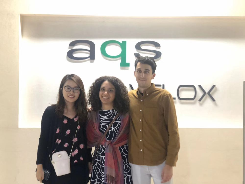 Werken met AQS in China — fijne partners.